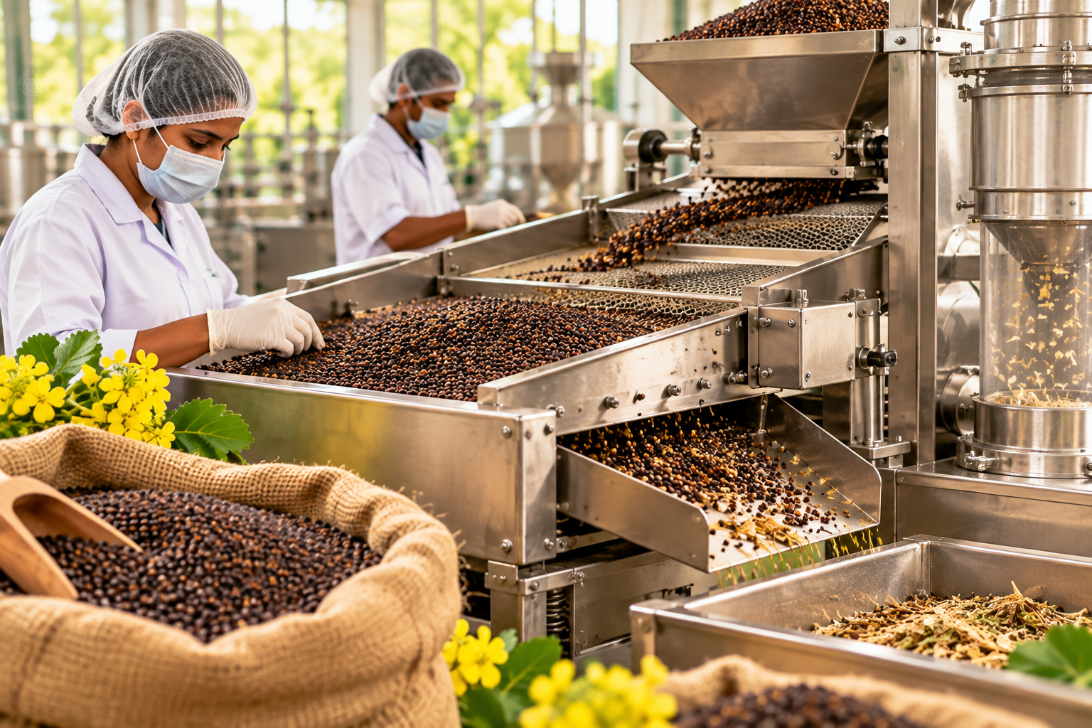 Seed cleaning equipment
