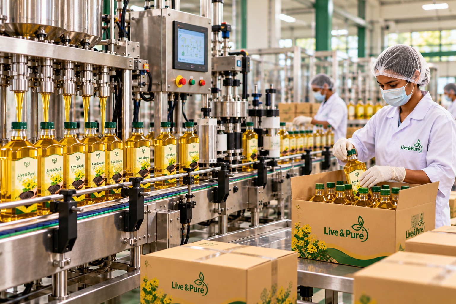 Bottle filling machine