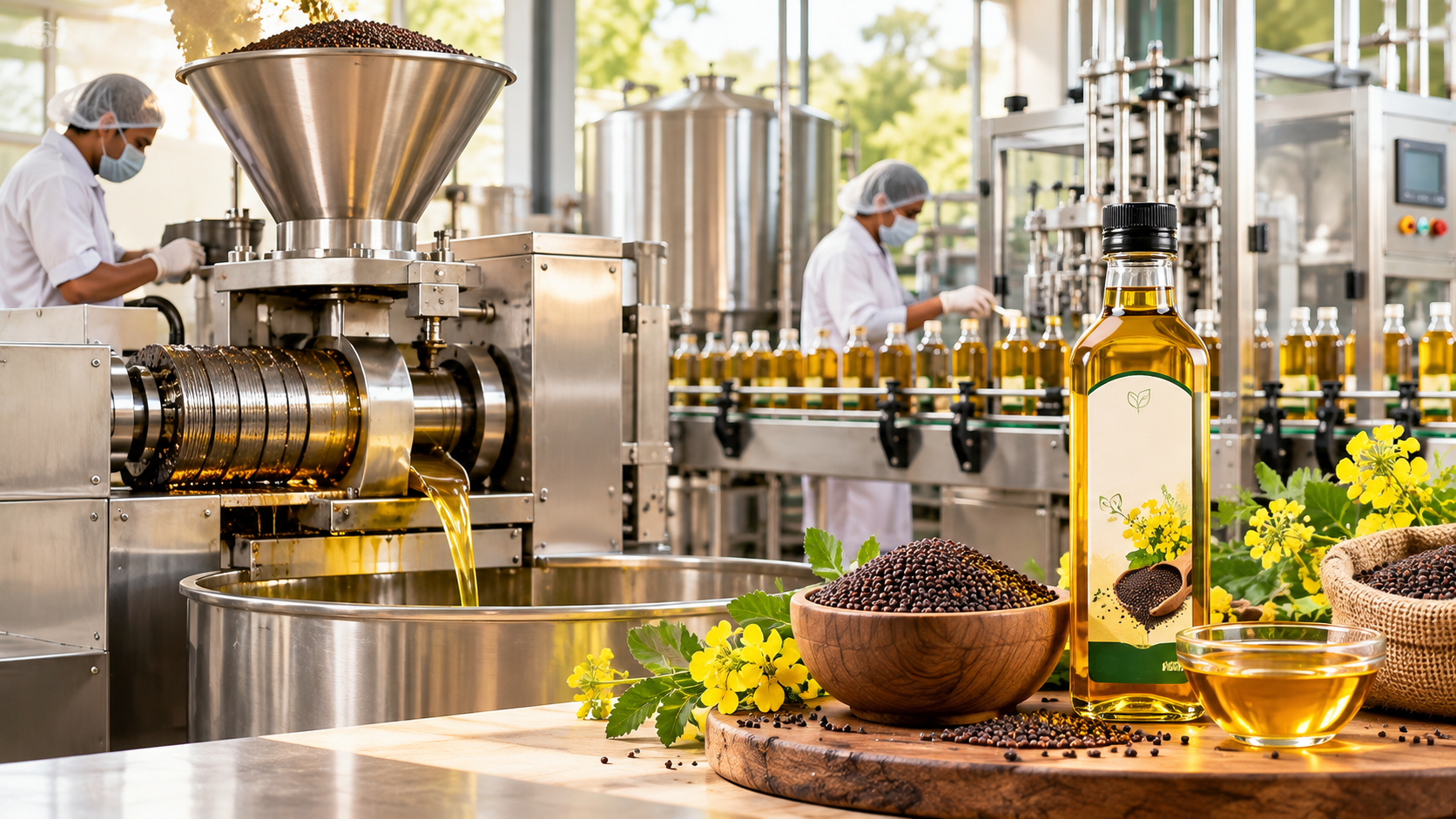 Live & Pure oil production facility